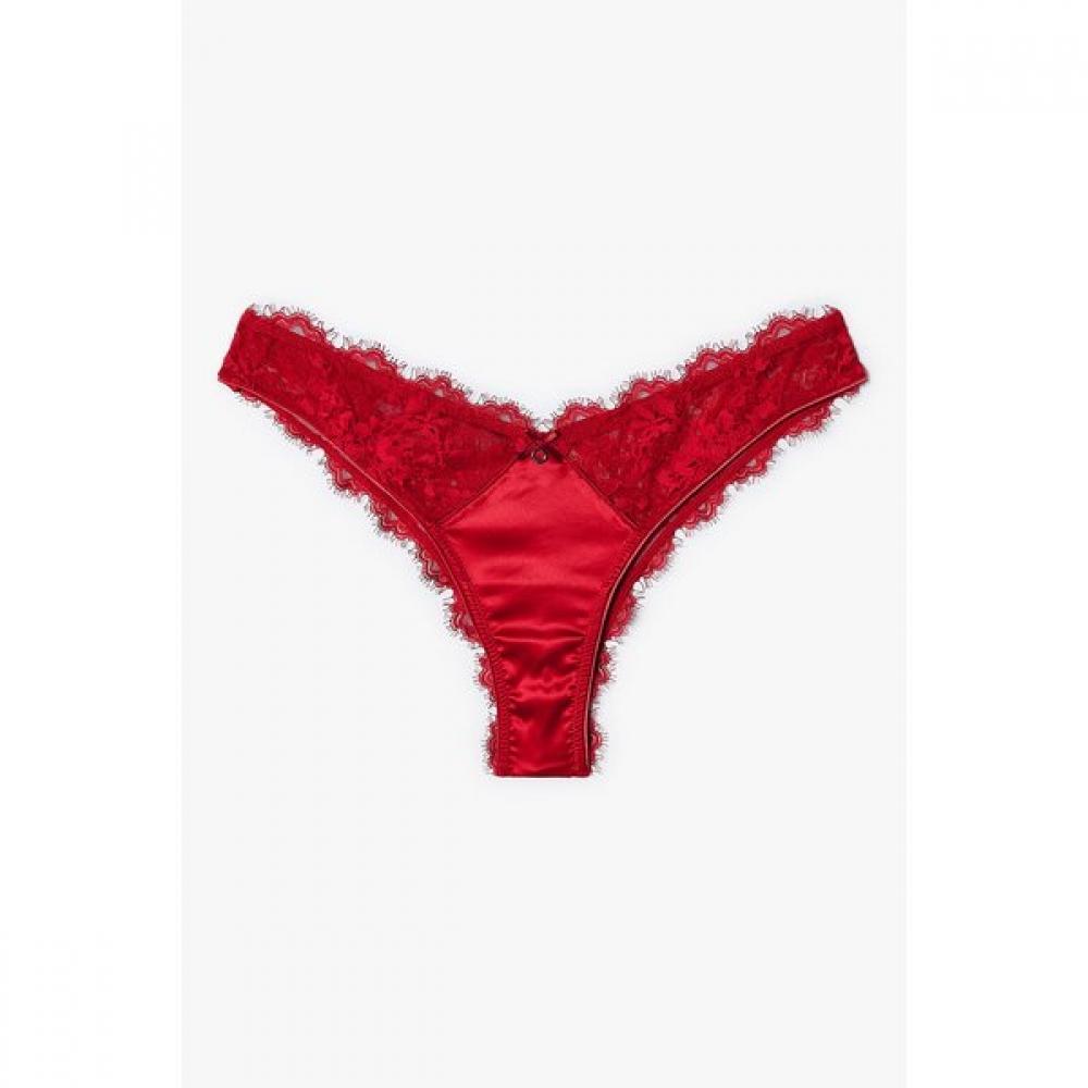 Emporio Armani Женские бразильские трусы с вышивкой цветов 0825311516 XS(85)