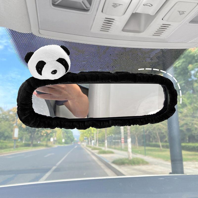 

Автомобильный чехол на руль Panda из овчины, комплект защиты плеч 2 шт., белый чехол на руль из овчины 2 шт., защита плеч 2 шт. StyleI