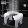 Widen Panel Toilet Stool Chair Thick Potty Chairs Rounded Edge Toilet Seat  Children/Elder