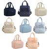 New Reusable Lunch Bag Double Layered Large Capacity Lunch Box Bag Insulated Lunch Pack Office Workers
