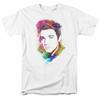 Elvis Presley Watercolor King T Shirt Licensed Rock N Roll Music Band Tee White