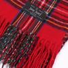 Fashion Scottish Style Tartan Warm Scarf For Women Plaid Soft Long Wrap Shawl Christmas Valentine'S Day For Girlfrend Wife Mom