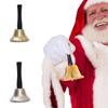 Home Santa Claus Loud Alarm Metal Call Service Dinner Ring Christmas Decor Hand Bell