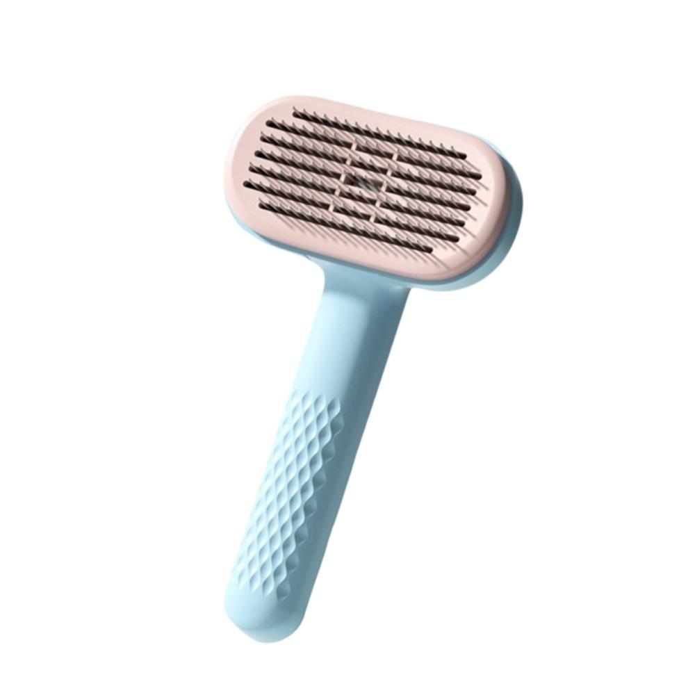 

Self-Cleaning Pet Needle Comb Stainless Steel Dog Hair Remover Pet Massage Comb Bath Style B