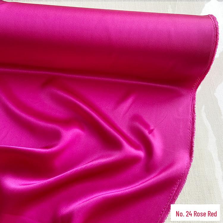 22 Momme Moerbeizijde Crêpe Satijn Stof voor Cheongsam, Beddengoed, Pyjama's en Haarelastiekjes.