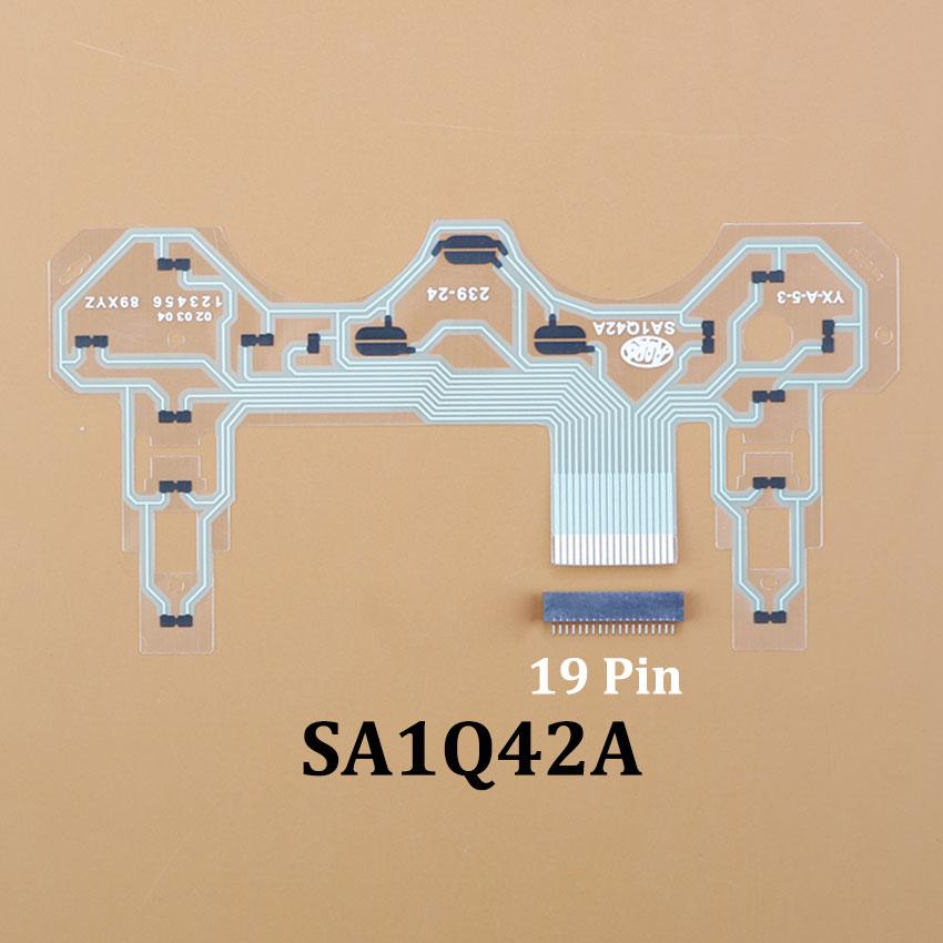 JCD 1 Piece Ribbon Circuit Board Joystick Flex Cable Conductive Film For PS2 SA1Q42A SA1Q43-A SA1Q107B SA1Q113A Controller
