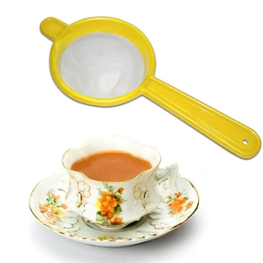 RSINC Premium Kunststoff Tee- und Kaffeesieb Langlebig & Einfach zu bedienen | Wesentliches Küchenwerkzeug | 4er-Pack | Mehrfarbig BT-64NK-L5SX