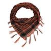 Mesh Yarn Desert Scarf with Tassels Soft Breathable Lightweight Outdoor Neck Piece Unisex Fashion Accessory