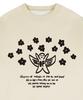 GRAVER [Unisex] Of Angel Flower Sweatshirt_Cream