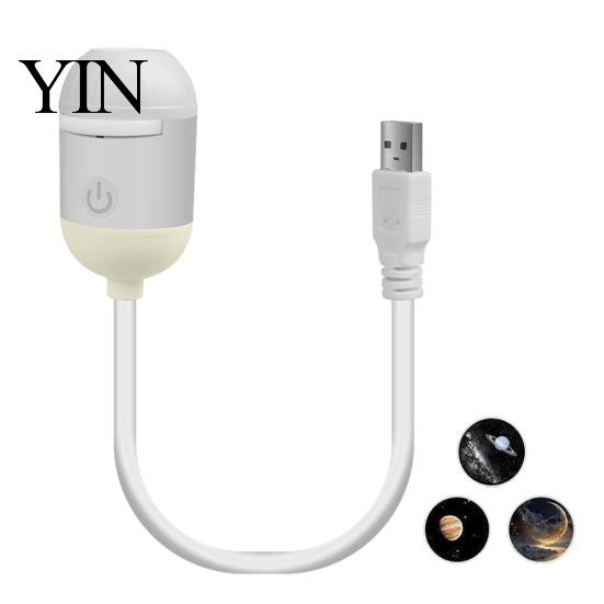 Tragbares Umgebungslicht USB-Sternenprojektorlicht, Flexible Schwanenhals-Nachtlampe mit 3/4/6/12/24 Einfach zu verwendenden Projektionsfolien, LED für Schlafzimmerdecke