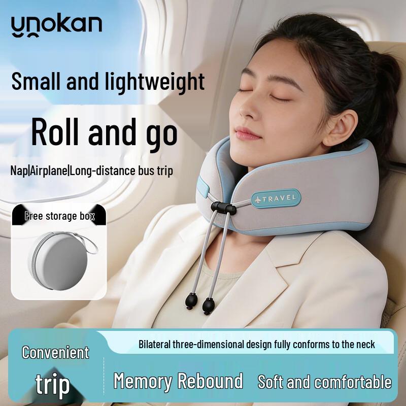 

Yunocon Memory Foam Travel Neck Pillow