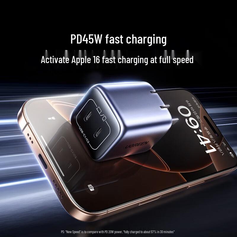 UGREEN 45W GaN Multi-Port Type-C Fast Charger