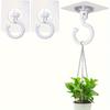 360 Degree Rotatable Wall Hooks Removable Hanging Hooks for Home Kitchen Bathroom Bedroom and Garden