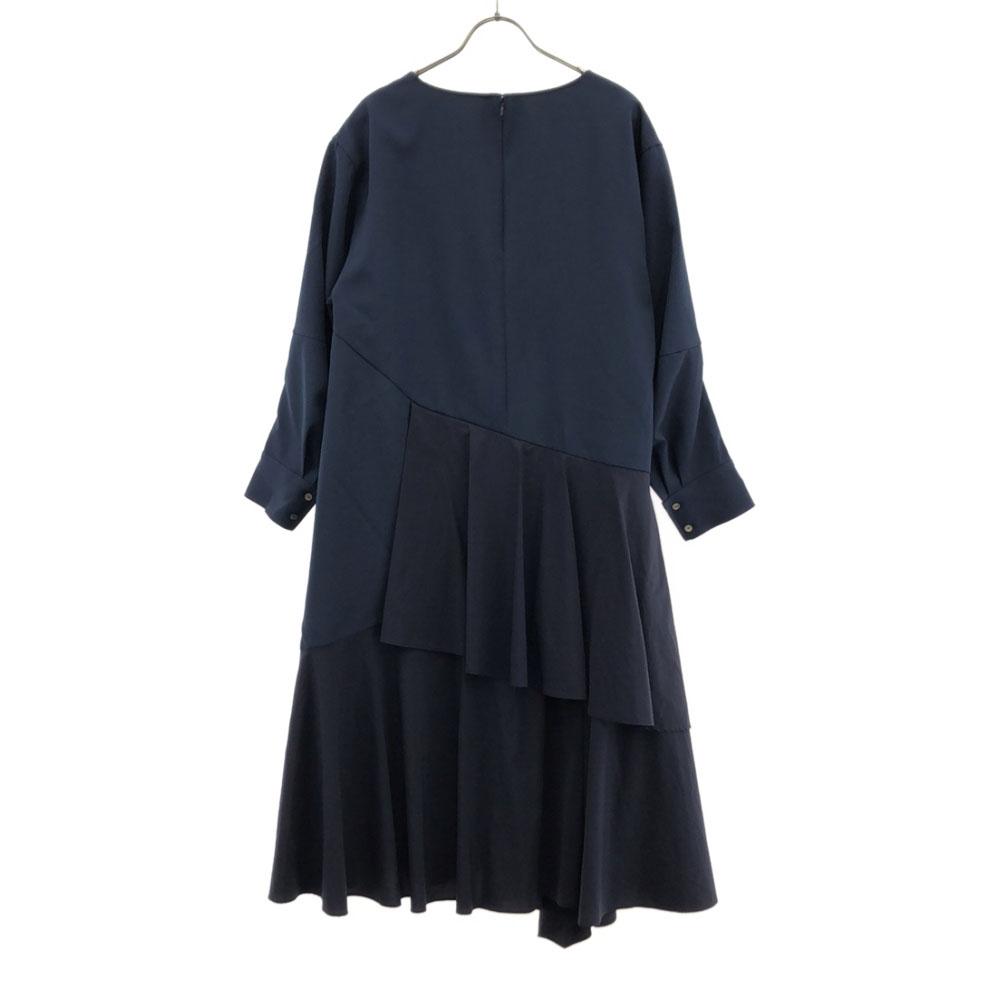 ELENDEEK Long sleeve one piece 2 Navy Back zip Women Used