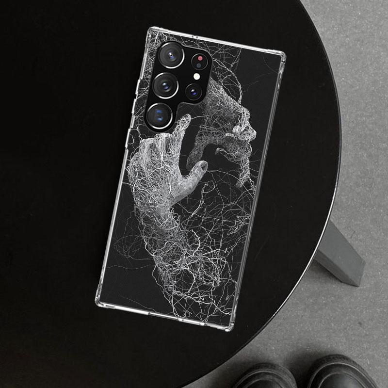 Autumu X Ray Hand Bones Phone Case Cover for Samsung Galaxy S26 S25 Edge S24 S23 Ultra S22 Plus S21 FE S20 + Art Customized Fund