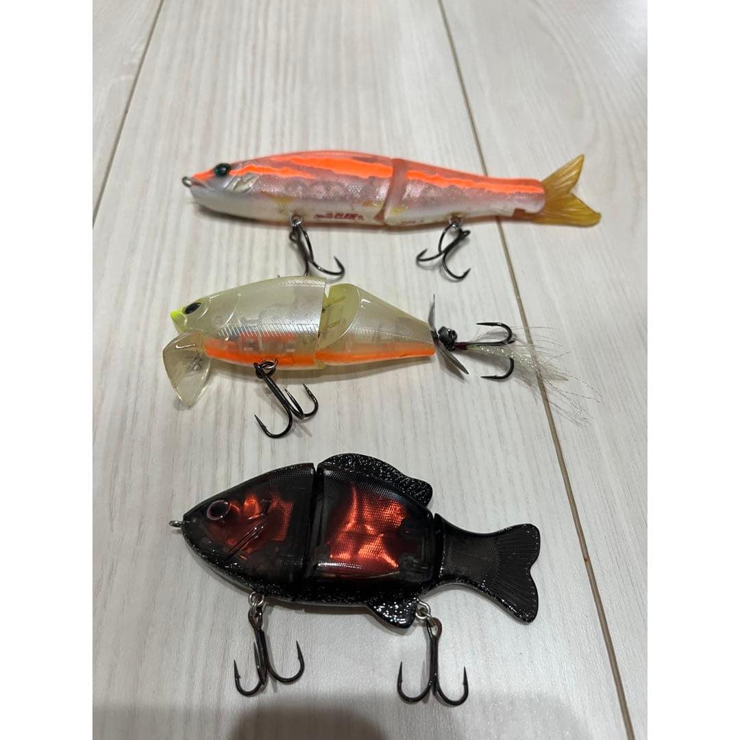 Used Big bait 3 piece set Joycro 148F etc. Bulk sale Used