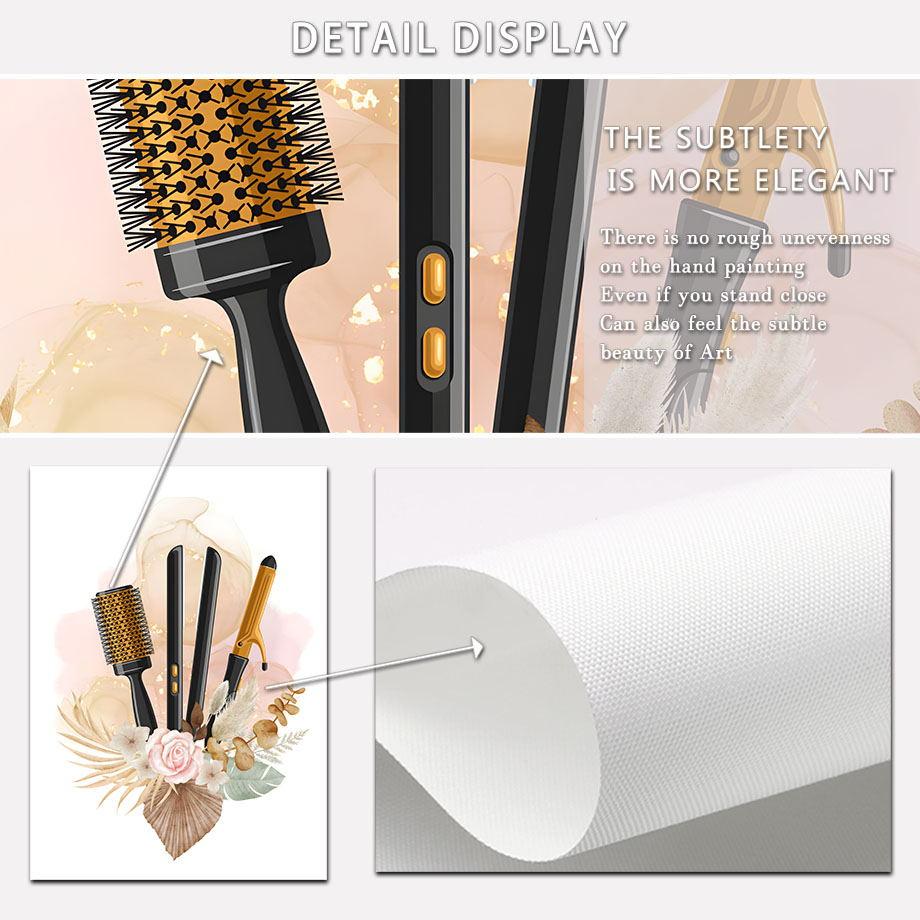 Barbershop Salon Hair Style Club Wall Art Canvas Painting Nordic Posters And Prints Fashion Pictures For Living Room Girl Decor