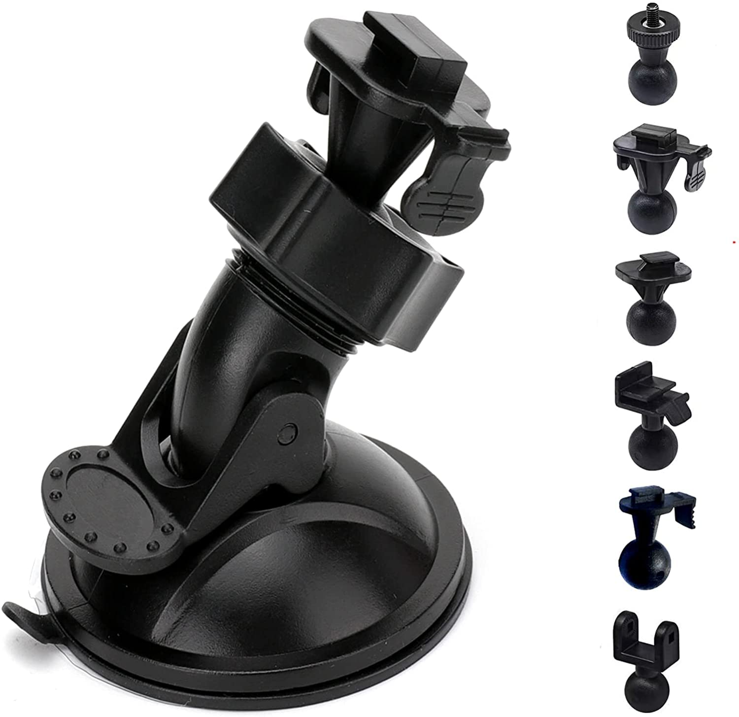 

[iSportgo genuine S10pro] Dash cam suction cup mount, with 10+ different adapters, suitable for Anero, Chortau, KENWOOD, TOGUARD, TranscendDriveP