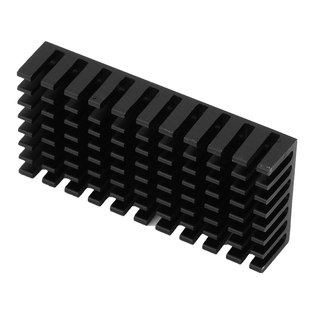 5ks P25*10*50-B Hliníkový chladič chladiče pro elektronický čip CPU 50*25*10mm