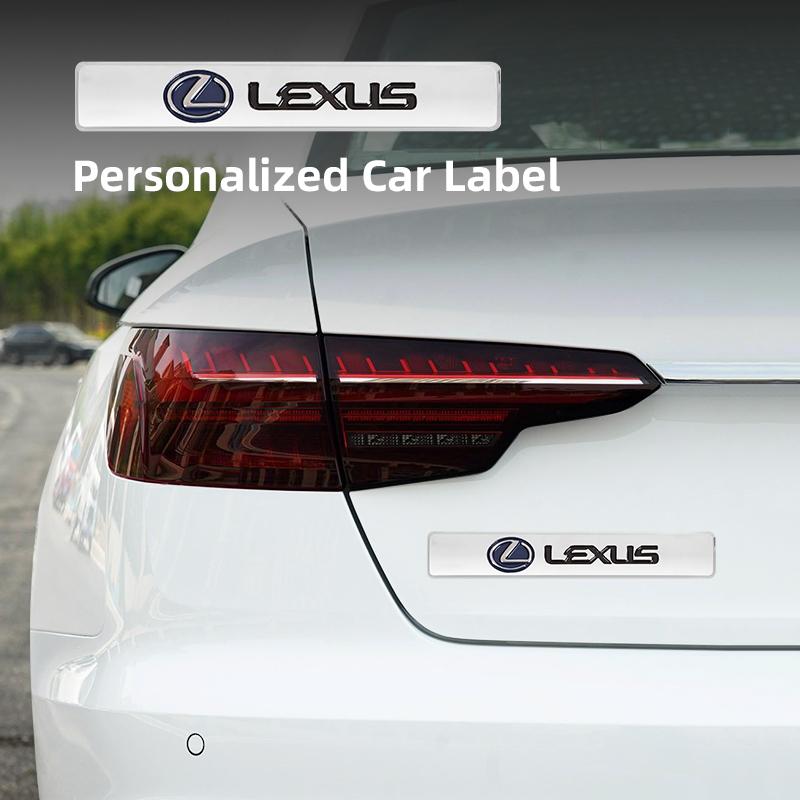 Auto Embleem Blad Metaal Stickers Auto Decoratie Voor Lexus F SPORT ES RX NX LS UX LM LX GX LC RZ IS CT GS RC HS SC TX LBX IS300