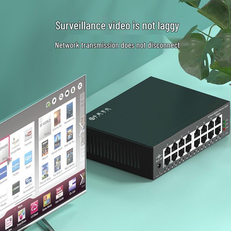 Switch de Fibra Óptica Gigabit Zhongke Optoelectronics ZK-GE/116-SFP