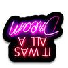 Neon Lights DIY Fine Laptop Stickers Multi-functional Workmanship