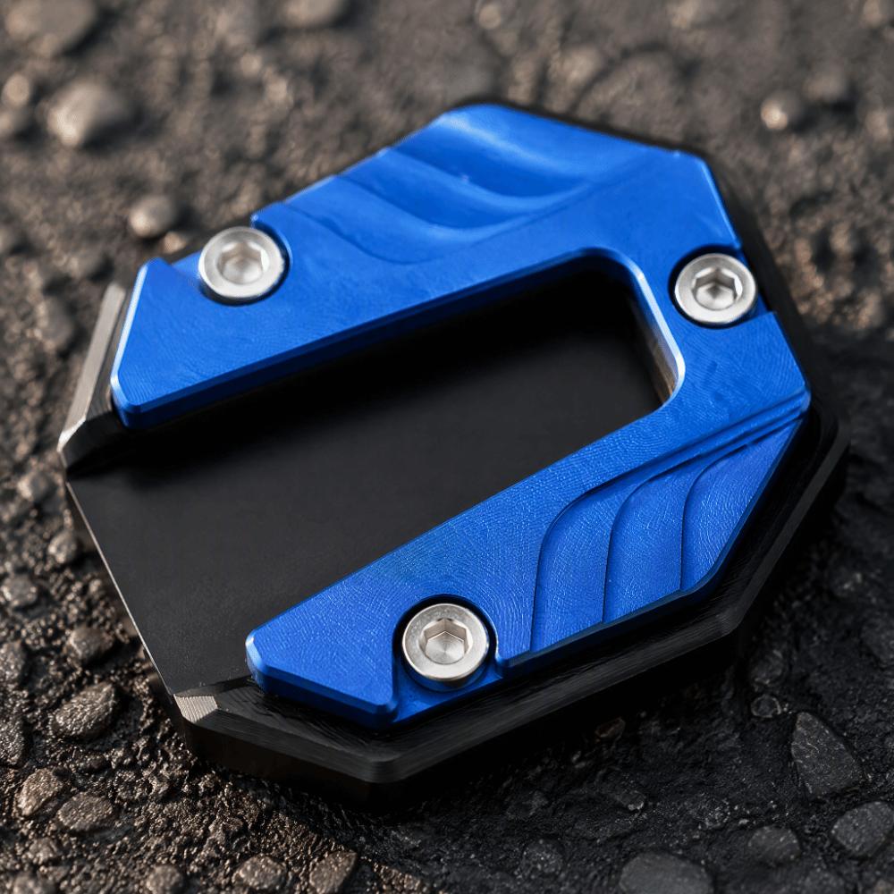 High Strength Kickstand Pad Plate Aluminum Alloy Motorcycle Kickstand Plate Parking Support