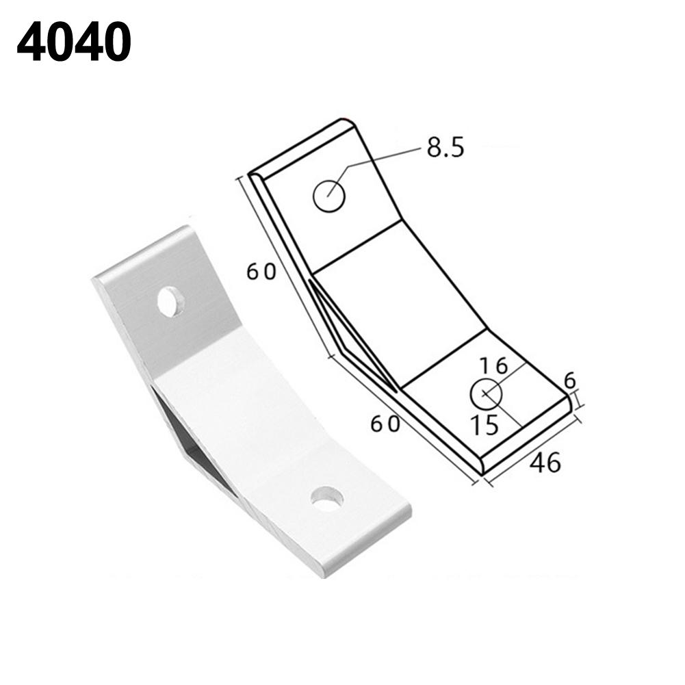 

Connection Joint 135 Degree Angle Bracket Aluminum Bracket 2020/3030/4040 Series Easy To Use High Hardness For 135 Degree Angle