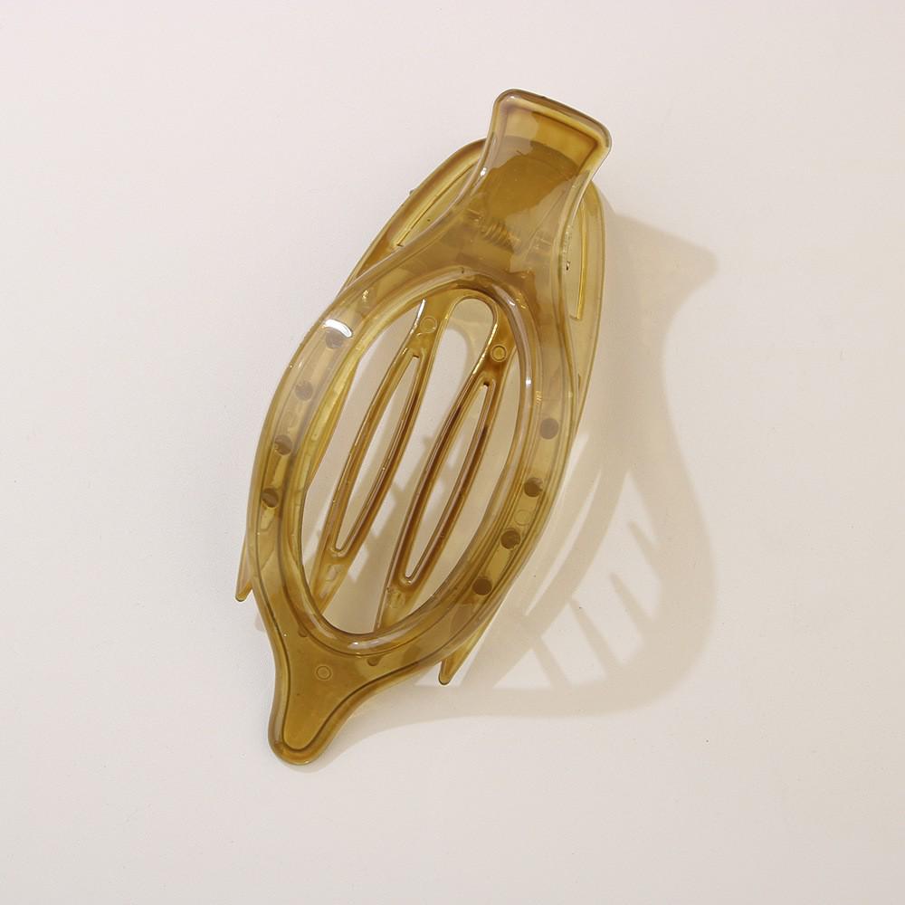 Large Round Duckbill Hair Clip with Strong Grip and Bendable Teeth - Hair Accessory