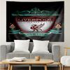 Football Club Emblem Printed Printed Tapestry, for Bedroom,Livingroom, dormitory, Large Wall Decor, Fabric Decor Fan Birthday Gifts