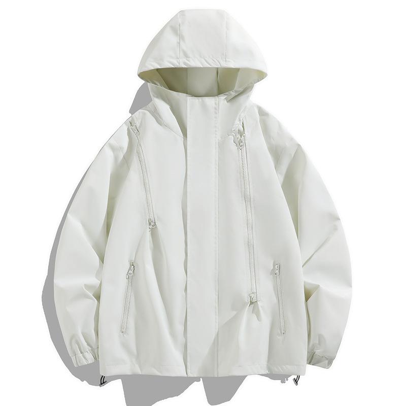 Jacket Men's Spring and Autumn Men's Fine Outdoor Windproof Waterproof Windbreaker Men's Women's Sports Jacket Cardigan