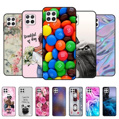 Do Samsung A22 etui na telefon tylna pokrywa do Samsung Galaxy A22 5G 4G Galaxy A22S 5G zderzak miękkiego silikonu Funda Etui czarne etui tpu