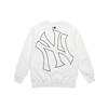 MLB New York Yankees Letter Back Crewneck Sweatshirt Unisex Sweatshirt White 31MT05111-50I