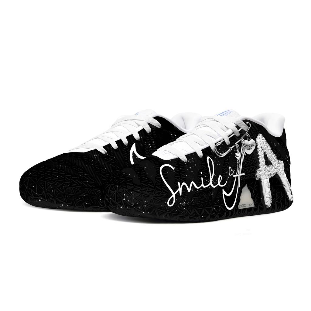 Nike Ja Morant 3 Heartbeat Abrasion Resistant Abrasion Resistant Low top Basketball Shoes Unisex Black White HF2794-100(Team1565-)