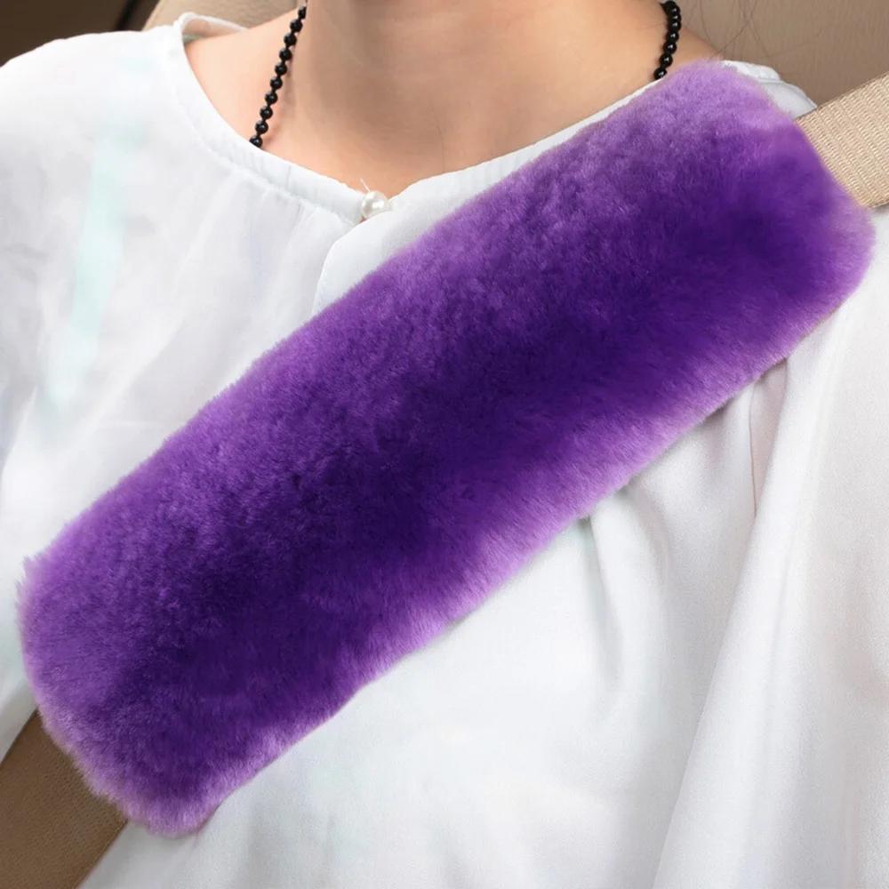 1Pcs Soft Car Seatbelt Cover Comfortable Driving Pillow Pad Seat Belt Safety Strap Cover Shoulder Pads Universal Car Accessories