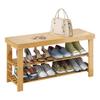 Bamboo Shoe Shelf - Multi-layer Dustproof Rack for Home & Dormitory
