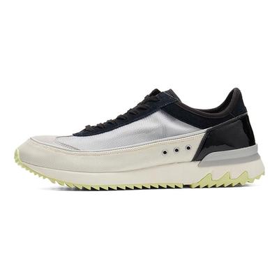 Hsinti Trendy Comfortable Fabric Synthetic Leather Shock Absorbing Lightweight Breathable Low Top Running Shoes 1183B705-020