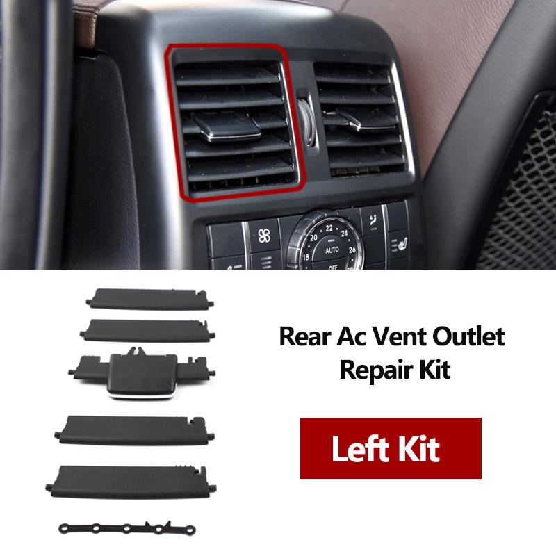 Front Left Right Air Conditioner Chromed AC Vent Grille Outlet Cover Replacement For Mercedes Benz W166 W292 ML GL GLE GLS Class