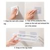 Self-draining Sink Faucet Storage Rack Wall Mounted Cloth Drain Rack Sink Rag Rack  Kitchen
