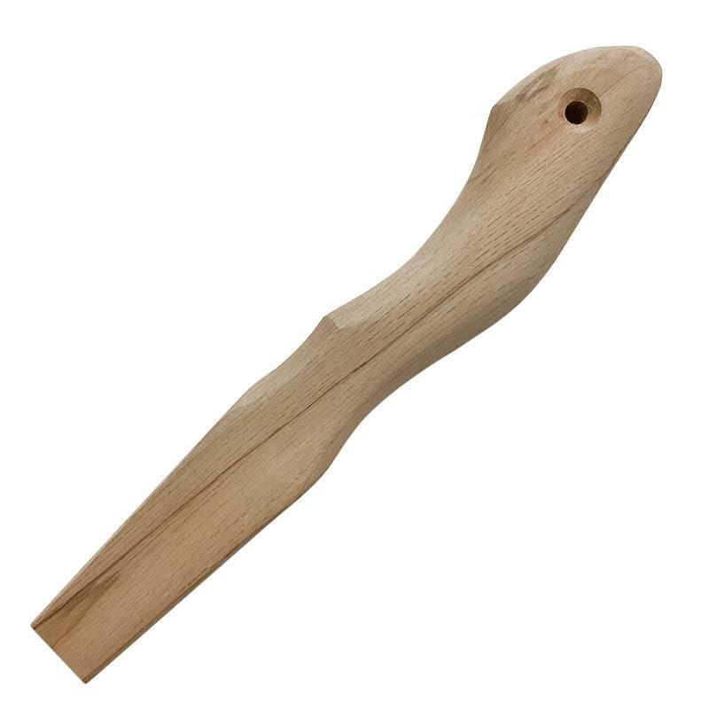 Marukin Japanese Oak Genno Hammer Handle S-Curve Short 250mm Replacement Handle Made in Japan