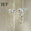 Sophisticated Birthday Gifts for Women Butterfly & Dragonfly Crystal Suncatcher, Colorful Rainbow Maker Prism Hanging Glamorous Crystals Indoor Decor