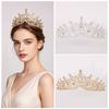 Baroque Rhinestone Crown Headband – Retro Wedding & Birthday King/Queen Accessories