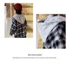 Boy's Spring & Autumn Plaid Hooded Long-Sleeve Shirt Jacket