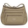 Damen Schultertasche mit großer Kapazität aus wasserabweisendem Nylon, Mehrfachfach-Pendler-Tasche, Umhängetasche