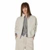 GROUND ZERO Embroidered Stand-Collar Zip-Up Cardigan