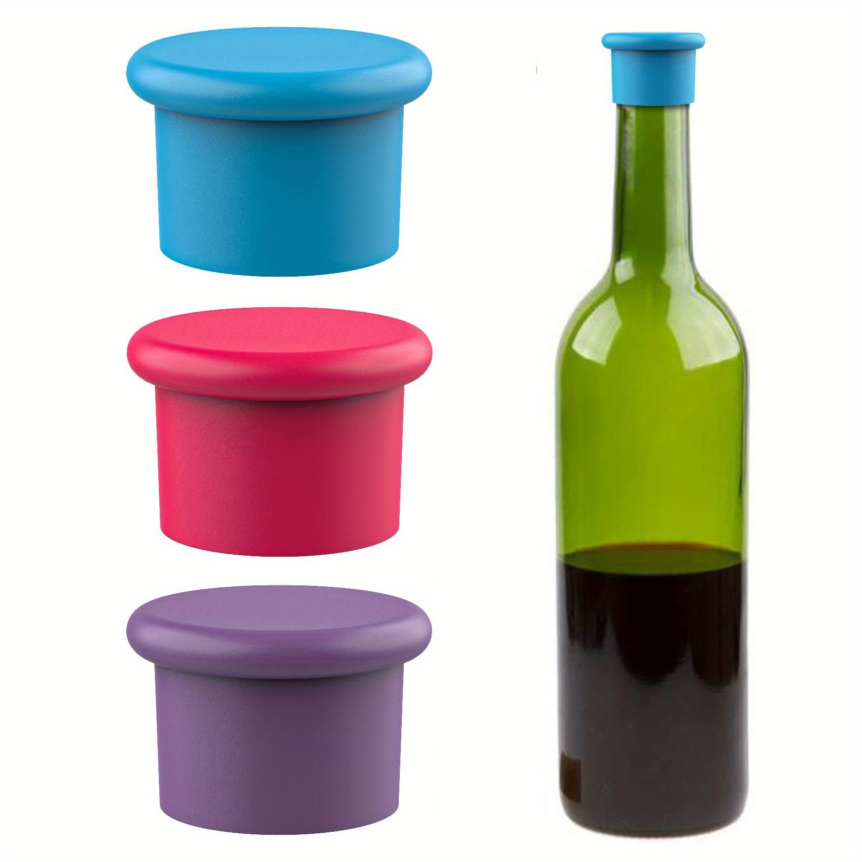 Reusable silicone bottle stopper, wine bottle fresh-keeping cap, red wine leak-proof stopper, wine bottle cap.