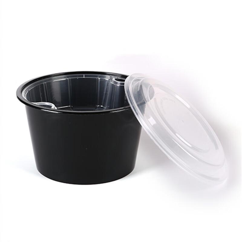Doppellagiger runder Takeaway-Behälter für Suppen und Nudeln