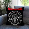 Personalized Picture Text Home Decorative Pillows Household Gifts 45X45Cm Rock Band R-Ramones Anime