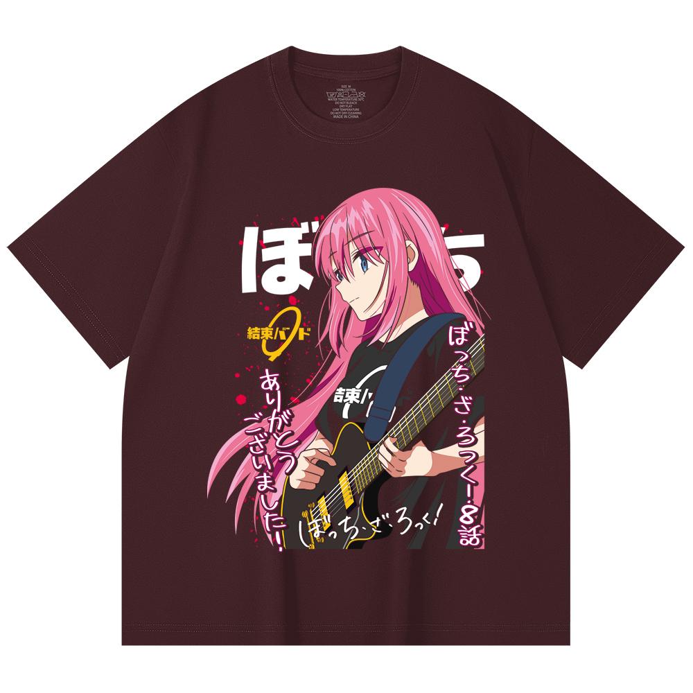 

230 Gsm 100% Cotton Bocchi The Rock V4 Print Unisex Heavy Cotton T Shirt 2XL