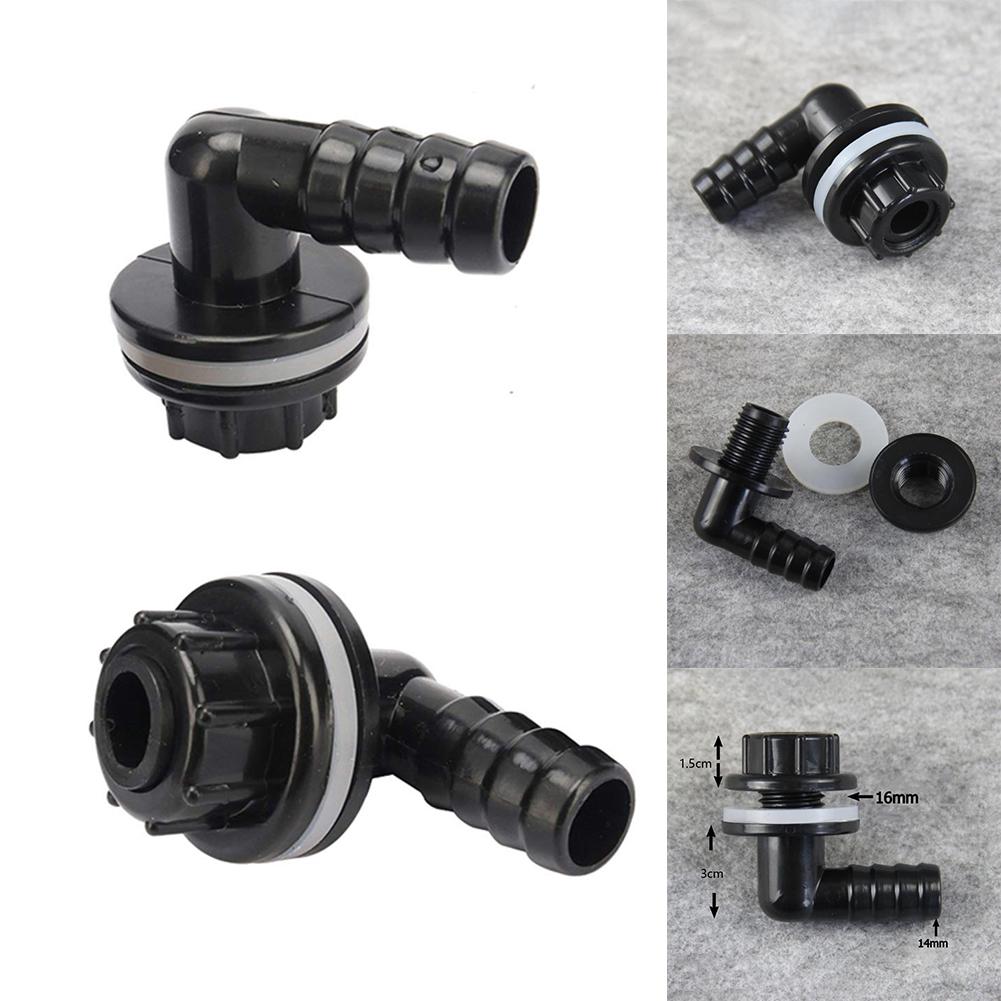 3/8" To 14mm Elbow Connector Hose Nozzle For Water Tank Fish Tank Hose Joints Aquatic Pet Irrigation Water Pipe Drain Connectors
